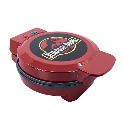 

Uncanny Brands - Jurassic Park Waffle Maker - Red