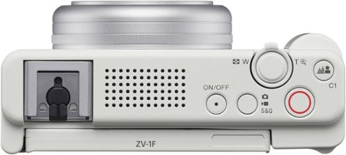 Sony ZV-1F Vlog Camera for Content Creators and Vloggers - White WORLDWIDE DELIVERY