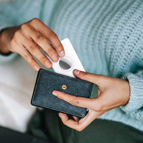 Spigen AirFit Card Case for Apple Airtag - White BUY IN MIDDLE EAST