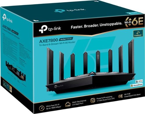 TP-Link Archer AXE7800 Tri-Band Wi-Fi 6E Router - Black WHERE TO BUY