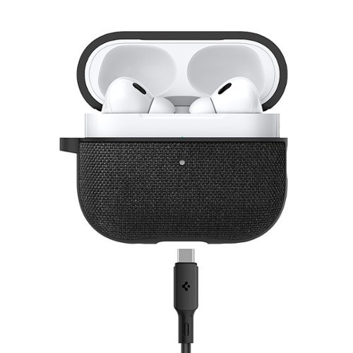 Spigen Urban Fit Case for Apple Airpods Pro (2nd generation) - Black BUY IN MIDDLE EAST