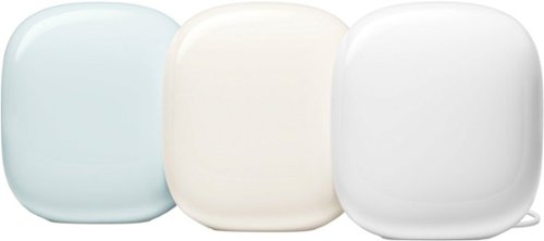 

Google - Geek Squad Certified Refurbished Nest Wifi Pro 6e AXE5400 Mesh Router (3-pack) - Multi-Color