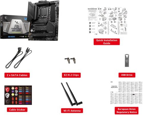 MSI MAG Z790 TOMAHAWK WIFI DDR4 (Socket LGA 1700) Intel Z790 ATX DDR4 Wi-Fi 6E Motherboard - Black SHOP ONLINE