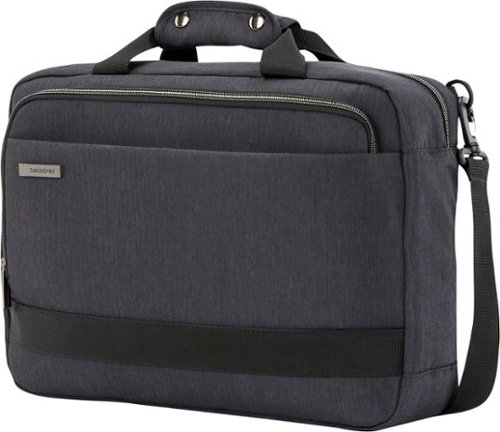 Samsonite - Modern Utility Convertible Briefcase to Backpack for 15.6" Laptop - Charcoal Heather