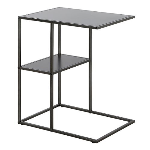 

Camden&Wells - Winthrop Rectangular Side Table - Gunmetal Gray