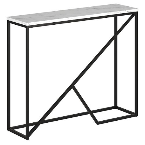 

Camden&Wells - Stella Console Table - Blackened Bronze/Faux Marble