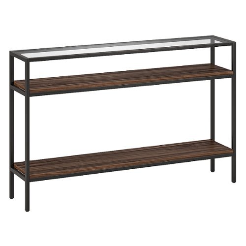 

Camden&Wells - Felicia Console Table - Blackened Bronze/Walnut