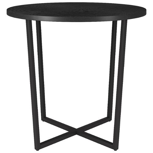 

Camden&Wells - Pivetta Round Side Table - Blackened Bronze/Black Grain
