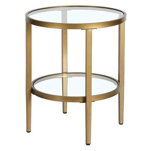

Camden&Wells - Hera Round Side Table - Antique Brass