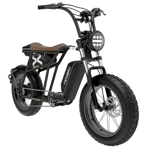 Hover 1 Adult Altai R500 20" Step-Over Electric Cruiser Bike - Black