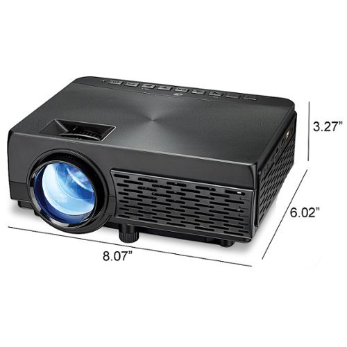 GPX PJ300B LED Projector with Bluetooth - Black WORLDWIDE DELIVERY