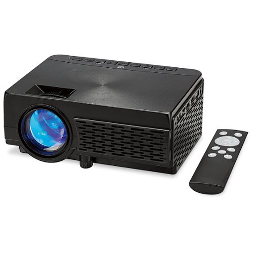 Image of GPX - PJ300VP LED Projector with Bluetooth, Screen Included - Black