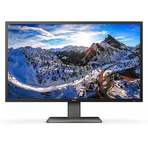 Philips - 439P1 42.5" VA LCD 4K UHD Monitor with MultiView - Black