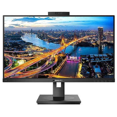 

Philips - 242B1H 23.8" IPS LCD FHD Monitor with Windows Hello Webcam - Black