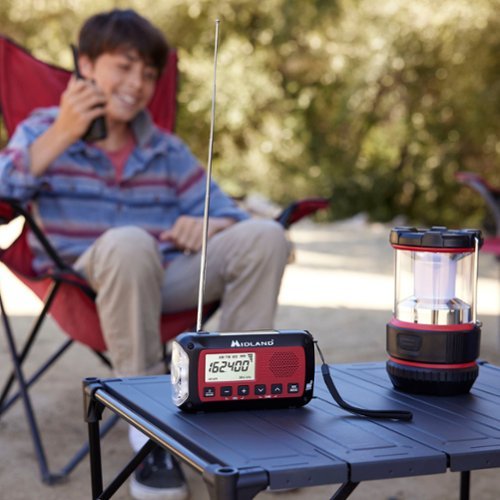 Midland Emergency Crank Weather Alert Radio - Red/Black HOW TO BUY