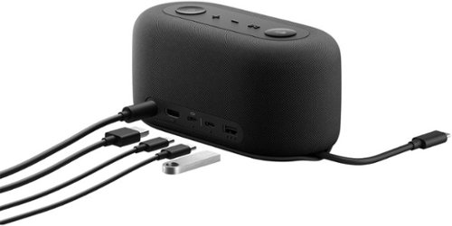 Microsoft Audio Dock - Teams Certified, HDMI 2.0, USB-A/C, audio speaker phone, works with Teams, Zoom, and Google Meet - Matte Black BUY ONLINE