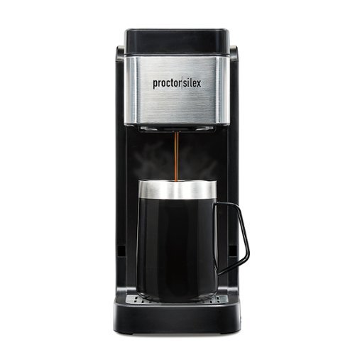

Proctor Silex - Single-Serve Coffee Maker with 40 oz. Reservoir, - BLACK