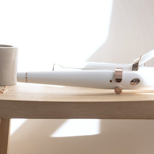 T3 SinglePass Wave 1 ¼” – ¾” Tapered Styling Wand - White & Rose Gold BUY IN DUBAI