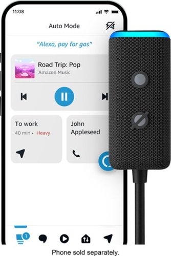 Amazon Echo Auto (2nd Gen) with Alexa Voice Assistant - Black GLOBAL SHIPPING