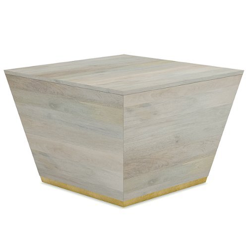 

Simpli Home - Abba Square Coffee Table - White Wash