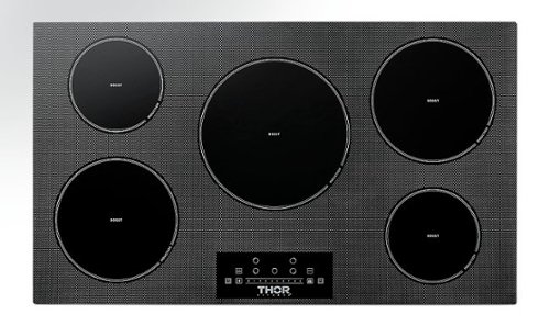 Photos - Hob Thor Kitchen - 36" Built-in Electric Induction Cooktop - Black TIH36 