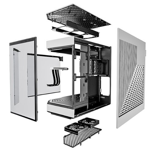 Estuche para computadora HYTE Y60, cable elevador PCIe 4.0 incluido - Blanco