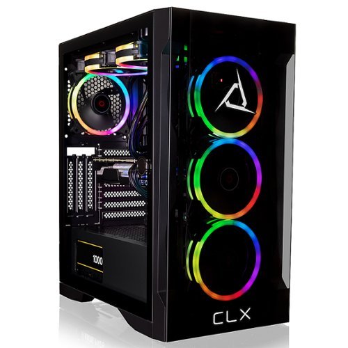

CLX - SET Gaming Desktop - AMD Ryzen 7 7700X - 32GB DDR5 4800 Memory - NVIDIA GeForce RTX 4090 - 1TB M.2 NVMe SSD + 4TB HDD - Black