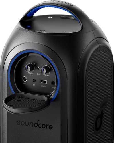 Soundcore by Anker Rave Party 2 IPX4 Water-Resistant Portable Bluetooth Speaker with 120W Stereo Sound, 16H Playtime, & Mic Input - Black GLOBAL SHIPPING