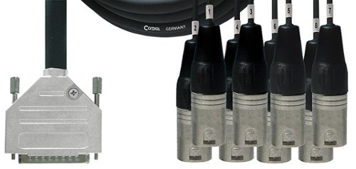 

Cordial - 8-Channel Analog Breakout Cable - Black