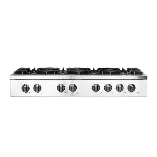 Forno Appliances - Cossato 48" Built-In Gas Cooktop with 8 Sealed Burners and LP Conversion Kit