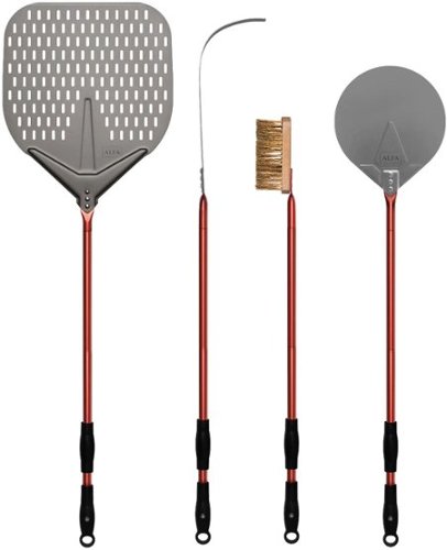 

Alfa - 4-Piece Pizza Oven Tool Set - Red
