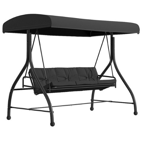 Alamont Home - Lila Patio Swing - Black