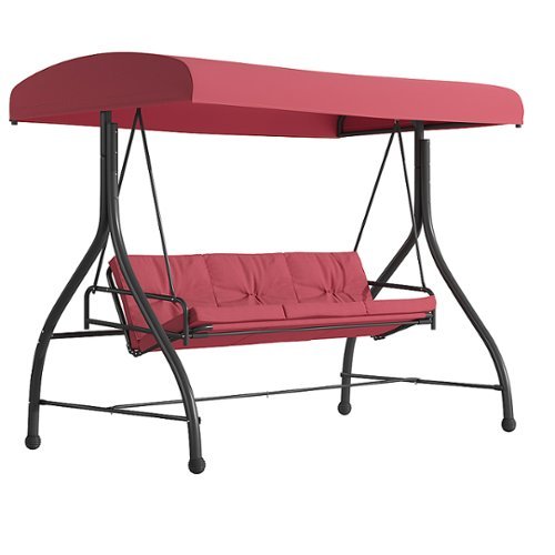 

Flash Furniture - Tellis Patio Swing - Maroon