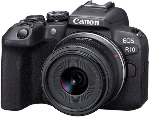 Canon EOS R10 Mirrorless Camera with RF-S18-45 f/4.5-6.3 IS STM Lens Content Creator Kit - Black BUY IN MIDDLE EAST
