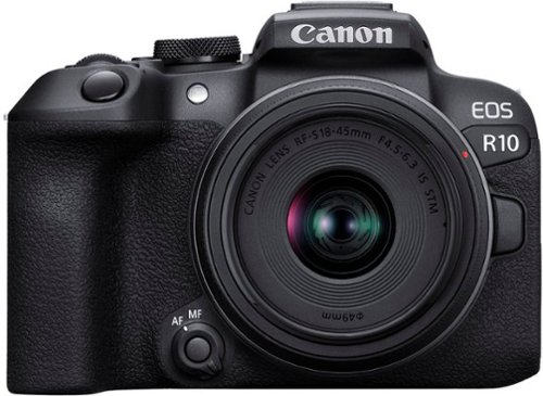 Canon EOS R10 Mirrorless Camera with RF-S18-45 f/4.5-6.3 IS STM Lens Content Creator Kit - Black SHOP ONLINE