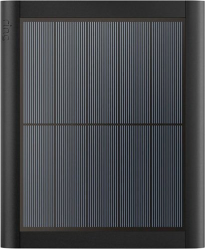 4W Solar Panel for Select Ring Security Cameras - Black