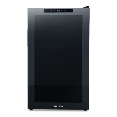 NewAir 33 Bottle Dual Zone Wine Cooler with Mirrored Double