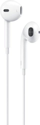 Apple - Geek Squad Certified Refurbished EarPods with Lightning Connector - White