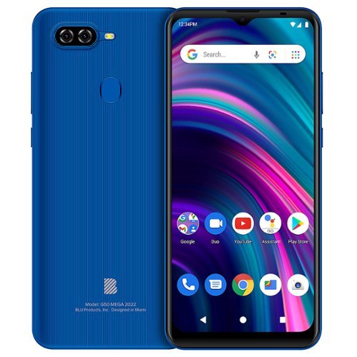 Image of BLU - G50 Mega 2022 32GB (Unlocked) - Blue