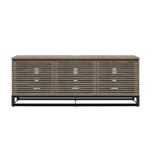 Alphason - 68 Media Console for TVs up to 77 - Sterling Oak Veneer