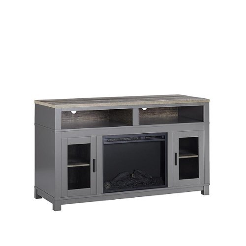 Image of Ameriwood Home - Carver Electric Fireplace TV Stand - Gray