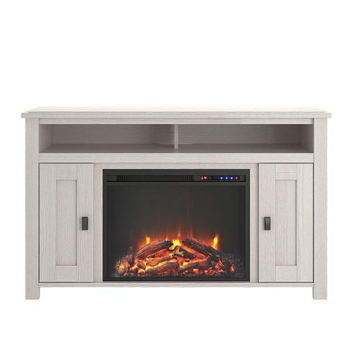 Ameriwood Home - Farmington Electric Fireplace TV Console - Ivory Oak
