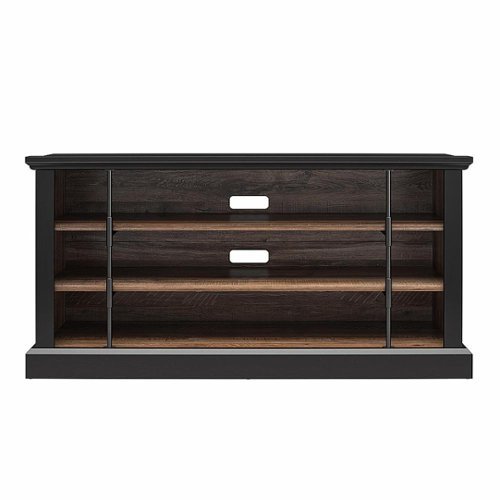 

Ameriwood Home - Hoffman Rustic Two-Toned TV Stand - Black