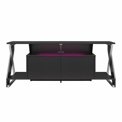 Ntense - Xtreme Gaming Console & TV Stand - Black