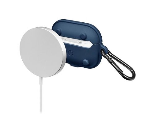 Insignia™ Silicone Case for Apple AirPods Pro (2nd generation) (USB-C and Lightning) - Blue GLOBAL SHIPPING