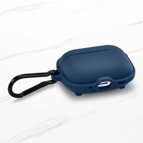 Insignia™ Silicone Case for Apple AirPods Pro (2nd generation) (USB-C and Lightning) - Blue WHERE TO BUY