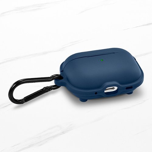 Insignia™ Silicone Case for Apple AirPods Pro (2nd generation) (USB-C and Lightning) - Blue BUY IN EUROPE