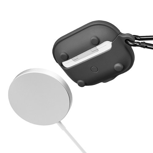 Insignia™ Silicone Case for Apple AirPods Pro (2nd generation) (USB-C and Lightning) - Black BUY IN MIDDLE EAST
