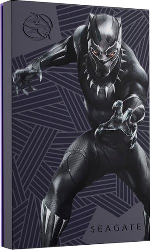 Seagate Black Panther SE FireCuda 2TB External USB 3.2 Gen 1 Hard Drive with Magenta LED Lighting GLOBAL SHIPPING