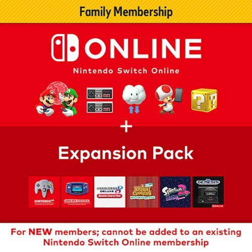 Nintendo - Switch Online + Expansion Pack Family Membership [Digital]